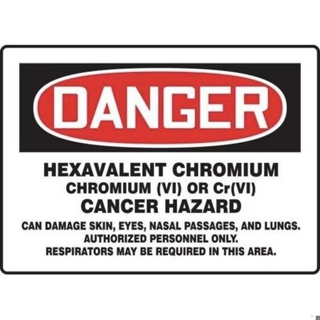 Accuform OSHA DANGER HAZARDOUS CHEMICAL MCAW129XL MCAW129XL